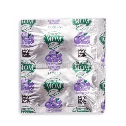 Доктор МОМ льодяники при кашлю з ягідним смаком, 20 шт.