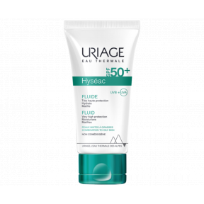 Флюїд сонцезахисний Uriage Hyseac для обличчя, SPF 50+, 50 мл