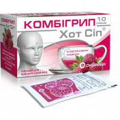 Комбігрип Хот Сіп малина саше №10