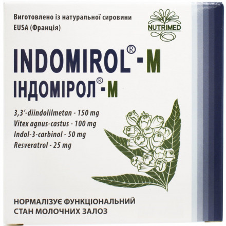 Індомірол-М капсули, №60