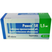 Равел SR таблетки по 1,5 мг, 60 шт.