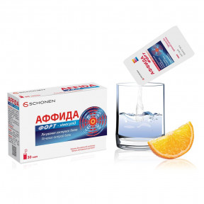 Аффида форт-німесулід гранули д/ор. сусп. 100 мг/2 г по 2 г №30 (3х10) у саше