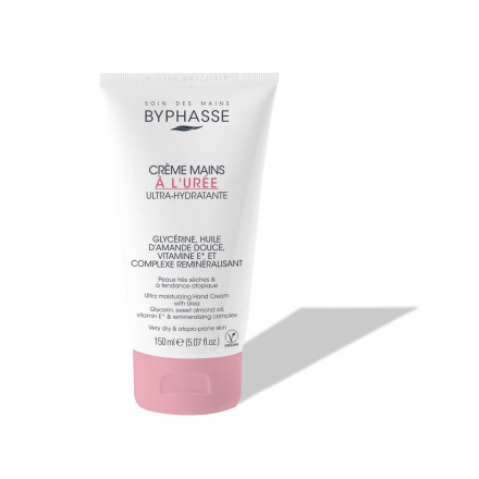 Byphasse ультра увлажняющий крем для рук с мочевиной 150 мл