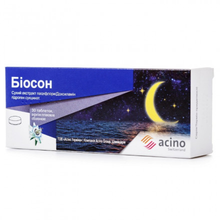 Біосон таблетки від безсоння, 30 шт.