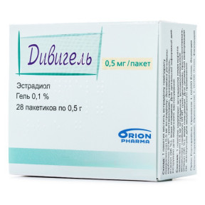 Дивігель гель 0,1%, по 0,5 г у пакетиках, 28 шт.