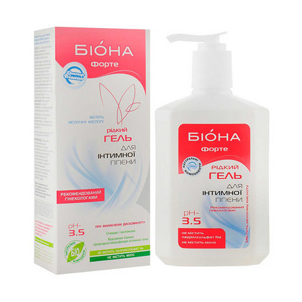Біона Форте рідкий гель для інтимної гігієни, 270 г - Біокон