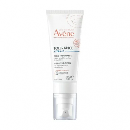 Крем для обличчя Avene Tolerance Hydra-10 зволожуючий з гіалуроновою кислотою, 40 мл