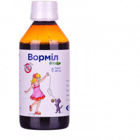 Вормил Фито сироп при гельминтозах, 200 мл