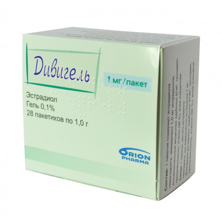 Дивігель гель 0,1%, по 1 г в пакетиках, 28 шт.