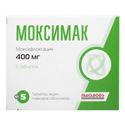 Моксимак таб.400мг №5