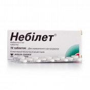 Небілет 5 мг №14 таблетки